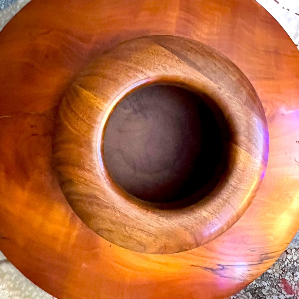 Vintage carved bowl-Catalina Cherry/Walnut